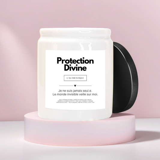 "Protection Divine" · Bougie