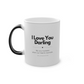 Magic Mug Couple Gift Original Spiritual Message I Love You Darling Soul Soulmate Hearts