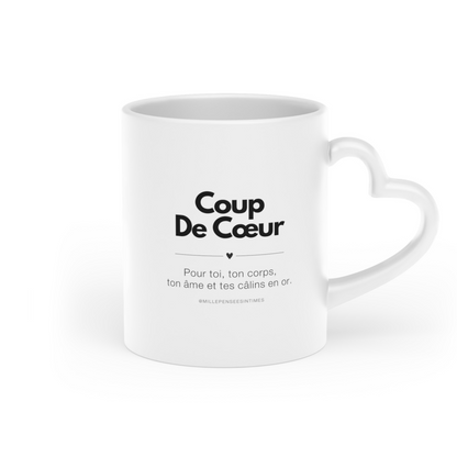 Mug Anse Coeur Coup de Coeur Cadeau Couple Declaration d'Amour Spirituelle