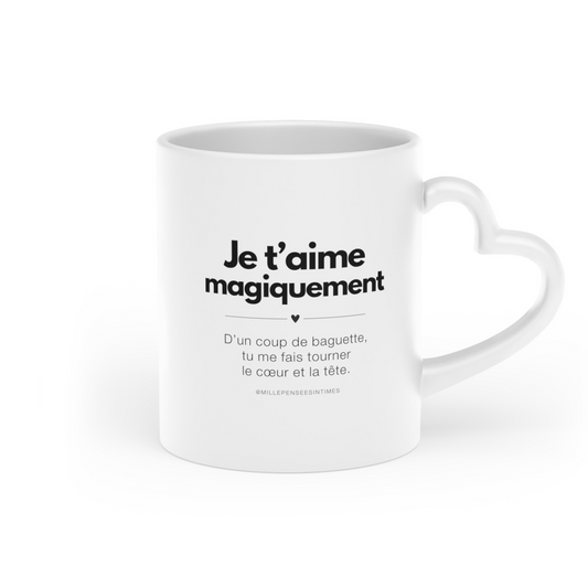 Mug Couple Original Message Amour Sexy Je t'aime magiquement