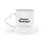 Mug Anse Coeur Amour Electrique Cadeau Couple Sexy Saint Valentin