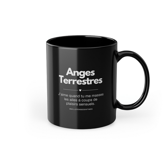 "Anges Terrestres" · Mug Noir