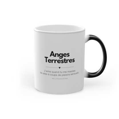 Mug Magique Couple Spirituel Anges Terrestres Message Amour Original Sexy