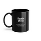 Mug Noir Message Original Cadeau Couple Sexy Festin Divin