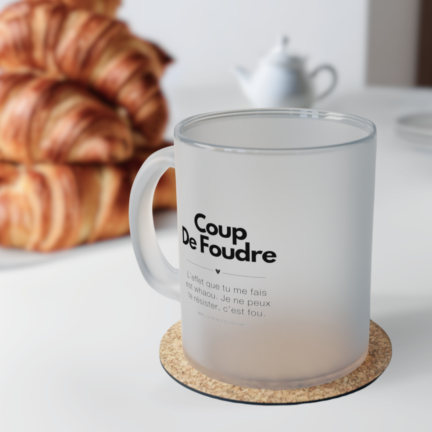 "Coup De Foudre" · Mug Verre Givré